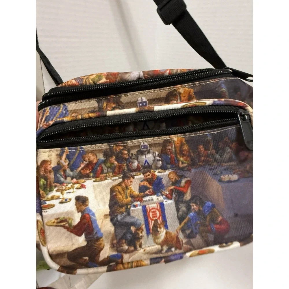 Logic Everybody Album Print Zip Canvas Adjustable Fanny‎ Pack Pouch